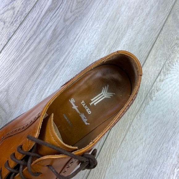 Yanko adelaide Dress Shoes Mens Size 6.5 Brown Leather Half Rubber Sole Men main image 6